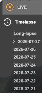 Storchenkamera Verden: Live oder Timelapse auswählen