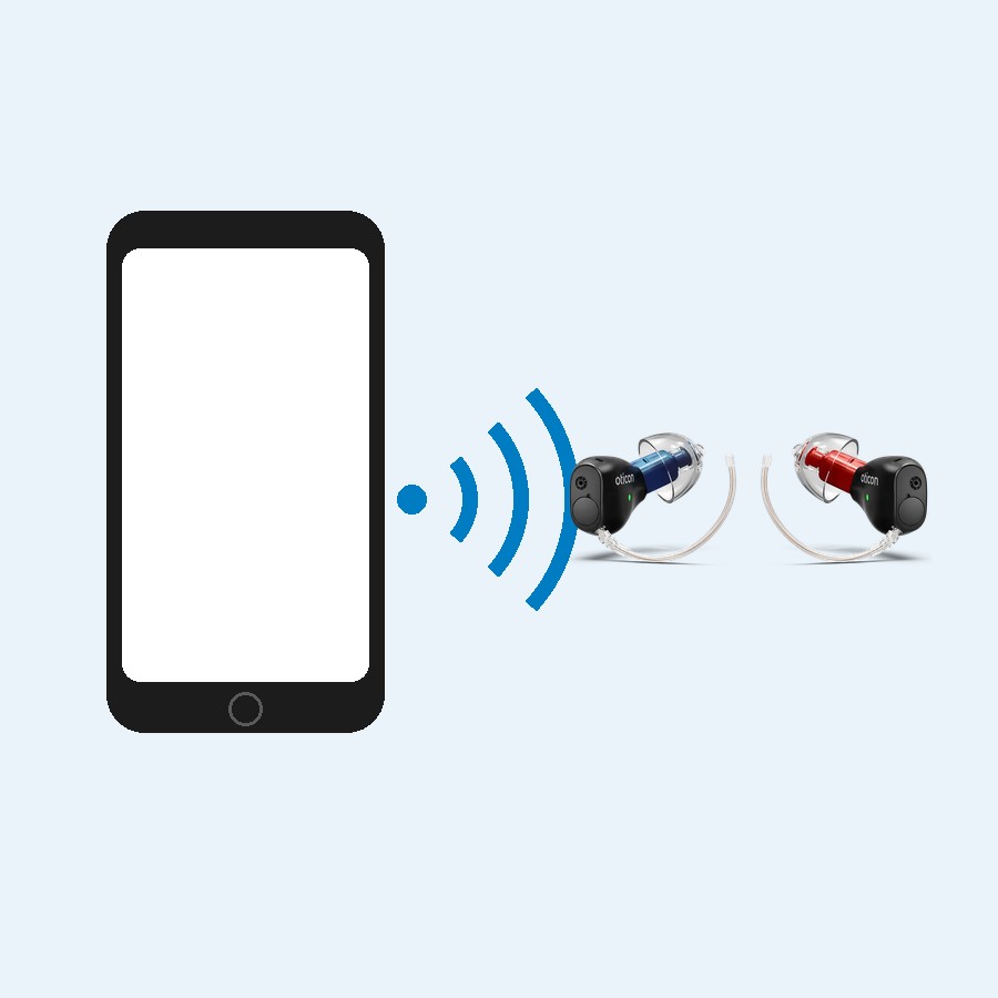 Verbindung zwischen Smartphone und Hörsystem